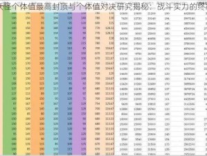 口袋妖怪个体值最高封顶与个体值对决研究揭秘：战斗实力的终极较量