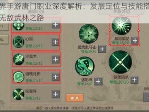 剑侠世界手游唐门职业深度解析：发展定位与技能搭配攻略，探秘无敌武林之路