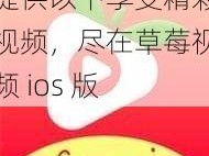 提供以下享受精彩视频，尽在草莓视频 ios 版