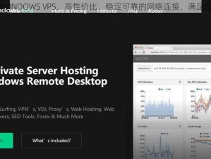 国内 CHEAPWINDOWS VPS，高性价比、稳定可靠的网络连接，满足您的各种需求