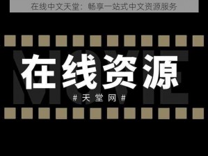 在线中文天堂：畅享一站式中文资源服务