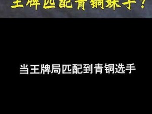 王牌带青铜组队揭秘：揭秘超凡搭配，队友匹配策略全解析