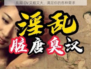 乱婬 OV 又粗又大，满足你的各种需求