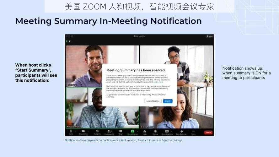 美国 ZOOM 人狗视频，智能视频会议专家