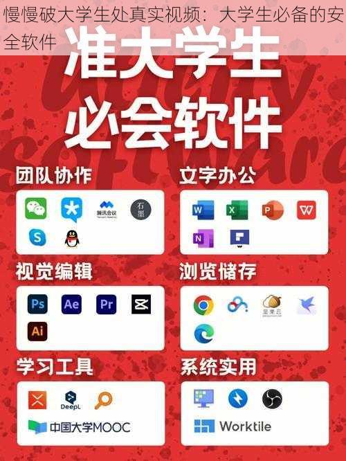 慢慢破大学生处真实视频：大学生必备的安全软件