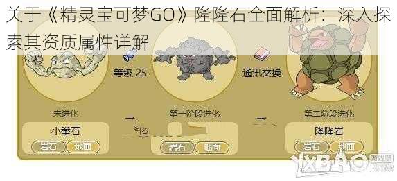 关于《精灵宝可梦GO》隆隆石全面解析：深入探索其资质属性详解