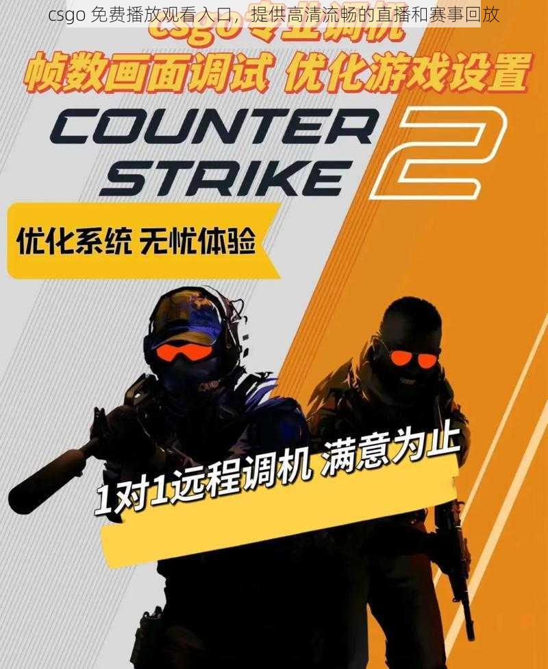 csgo 免费播放观看入口，提供高清流畅的直播和赛事回放