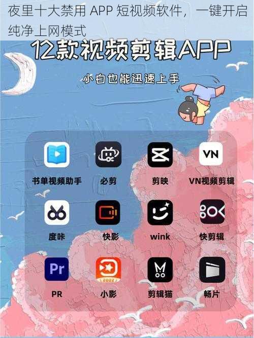 夜里十大禁用 APP 短视频软件，一键开启纯净上网模式