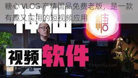 糖心 VLOG 产精国品免费老版，是一款有趣又实用的短视频应用