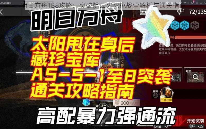 明日方舟TB8攻略：突破阴云火花挑战全解析与通关指南