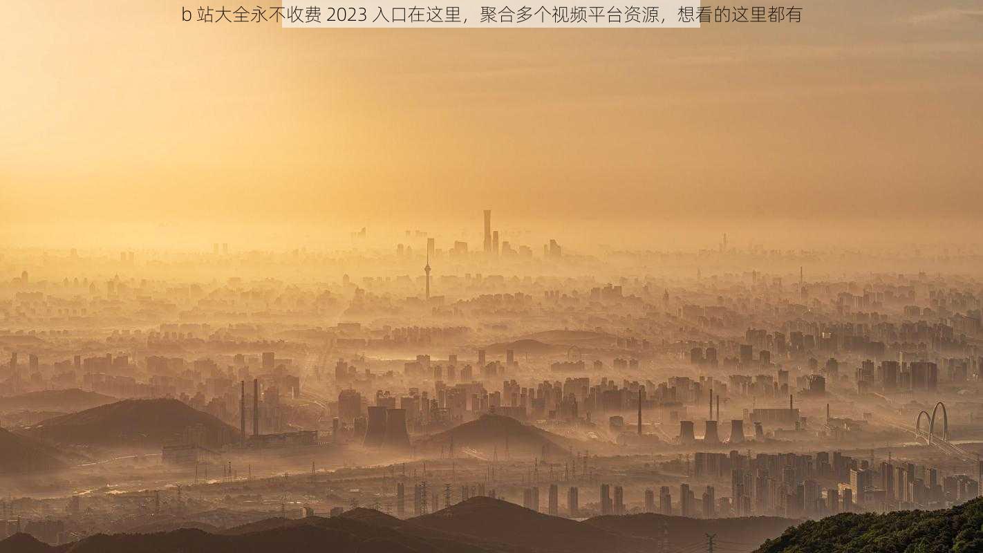 b 站大全永不收费 2023 入口在这里，聚合多个视频平台资源，想看的这里都有