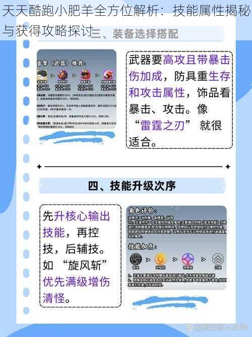 天天酷跑小肥羊全方位解析：技能属性揭秘与获得攻略探讨