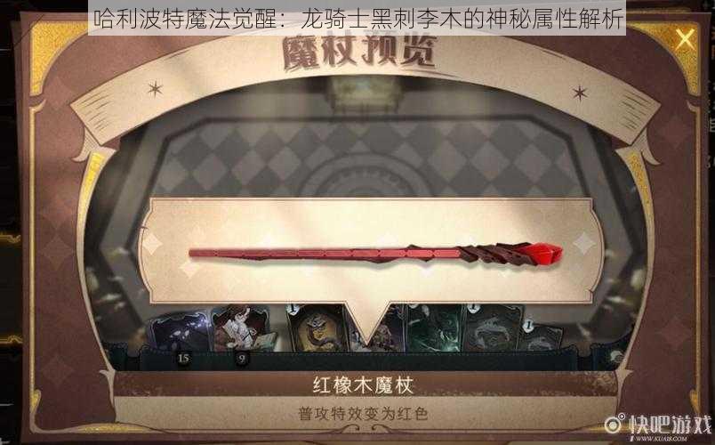 哈利波特魔法觉醒：龙骑士黑刺李木的神秘属性解析