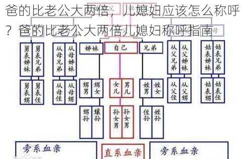 爸的比老公大两倍，儿媳妇应该怎么称呼？爸的比老公大两倍儿媳妇称呼指南