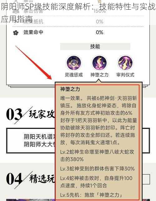 阴阳师SP缘技能深度解析：技能特性与实战应用指南