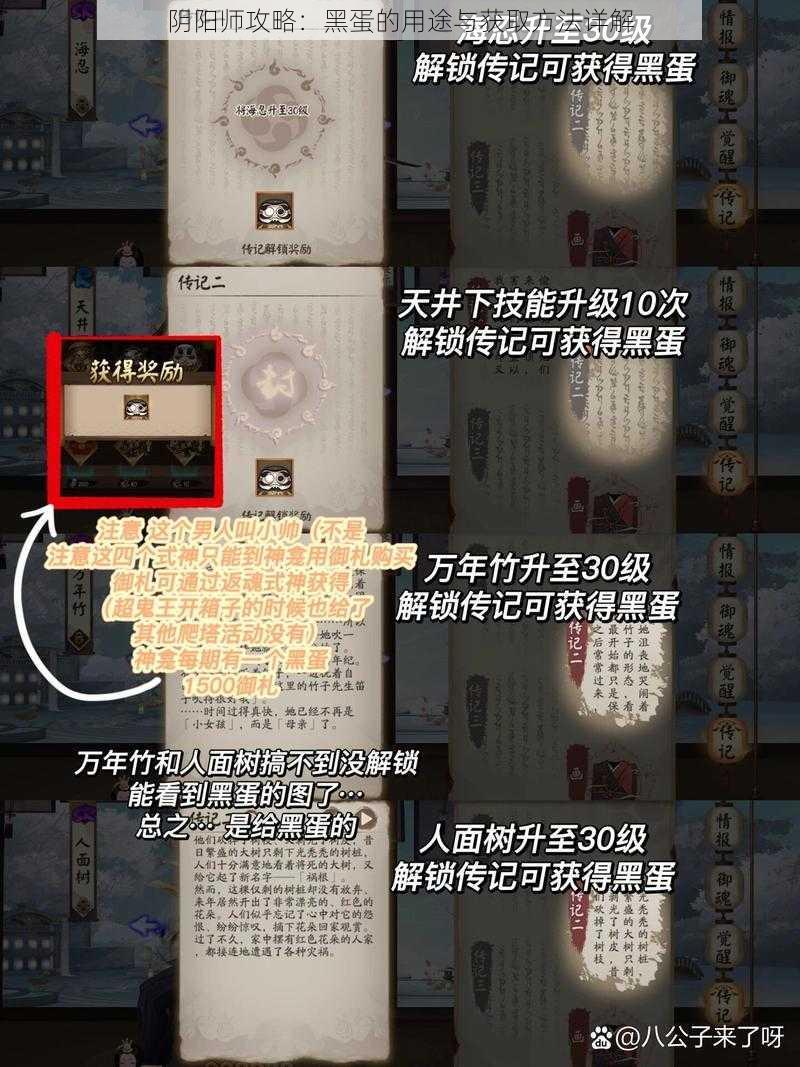 阴阳师攻略：黑蛋的用途与获取方法详解