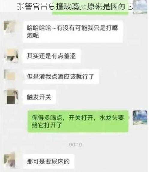 张警官吕总撞玻璃，原来是因为它