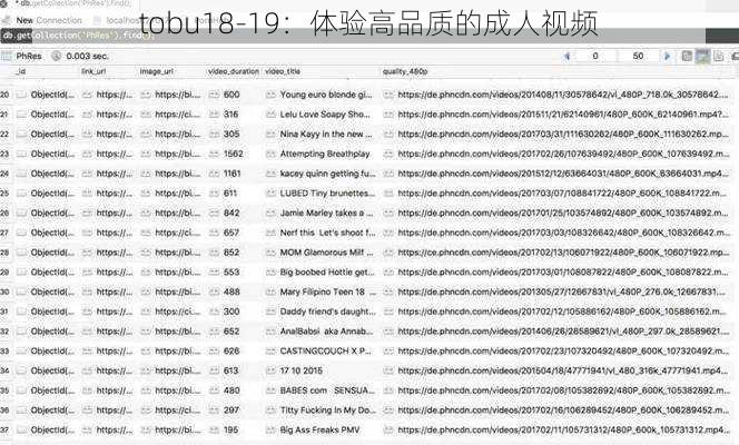 tobu18-19：体验高品质的成人视频