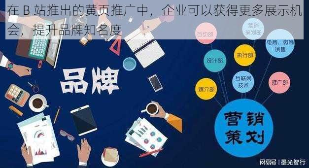 在 B 站推出的黄页推广中，企业可以获得更多展示机会，提升品牌知名度