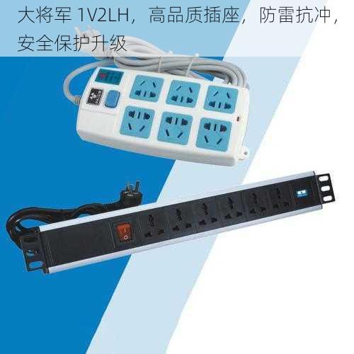 大将军 1V2LH，高品质插座，防雷抗冲，安全保护升级