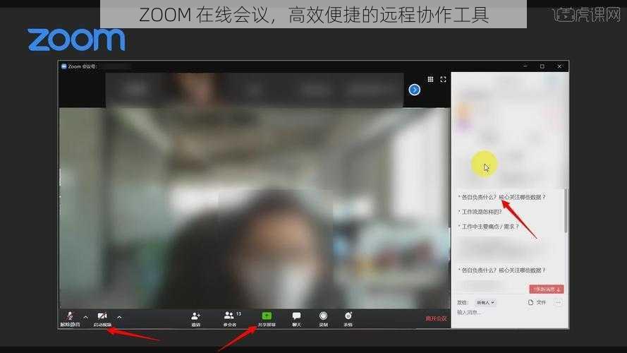 ZOOM 在线会议，高效便捷的远程协作工具