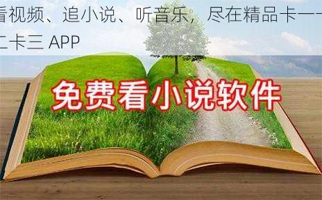 看视频、追小说、听音乐，尽在精品卡一卡二卡三 APP