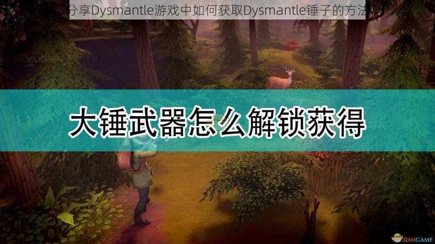 分享Dysmantle游戏中如何获取Dysmantle锤子的方法