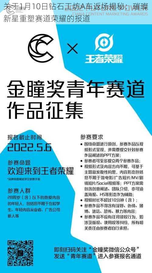 关于1月10日钻石工坊A车返场揭秘：璀璨新星重塑赛道荣耀的报道