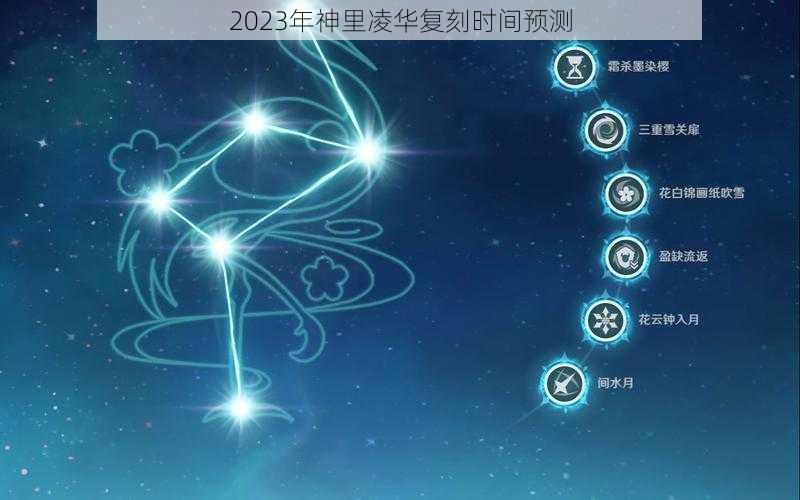 2023年神里凌华复刻时间预测