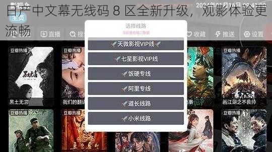 日产中文幕无线码 8 区全新升级，观影体验更流畅