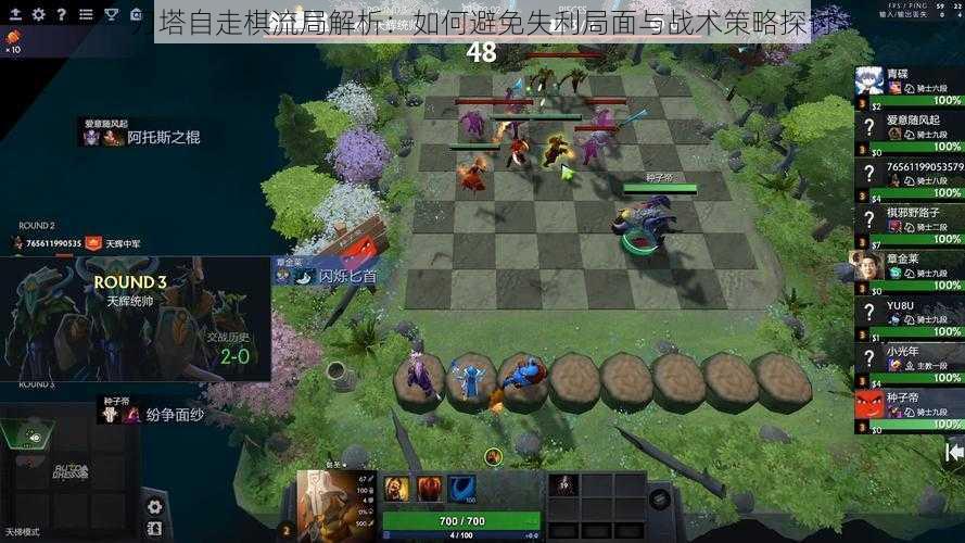 刀塔自走棋流局解析：如何避免失利局面与战术策略探讨