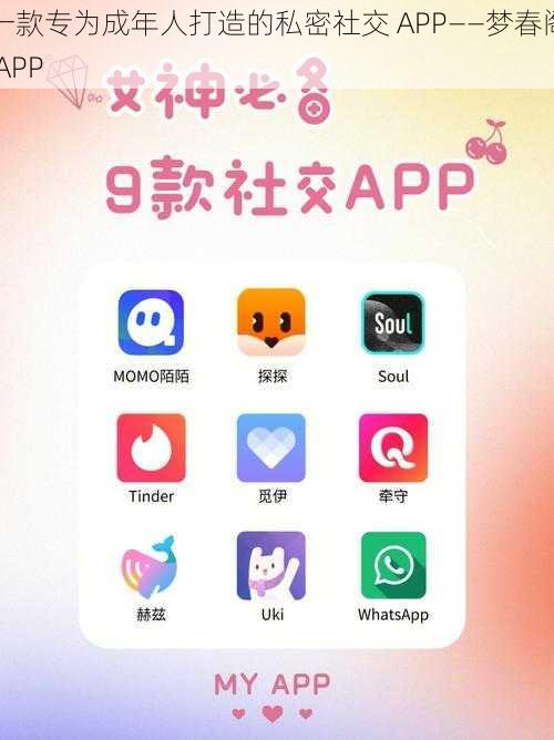 一款专为成年人打造的私密社交 APP——梦春阁 APP