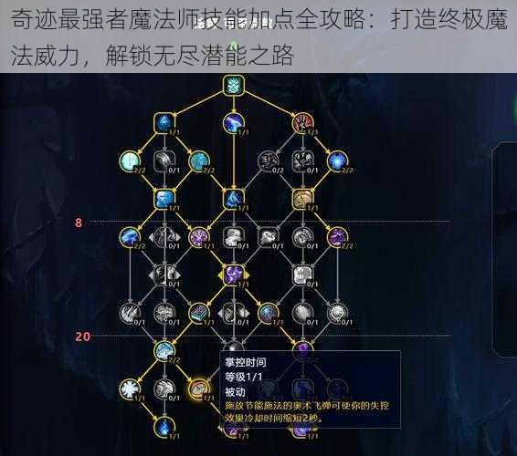 奇迹最强者魔法师技能加点全攻略：打造终极魔法威力，解锁无尽潜能之路