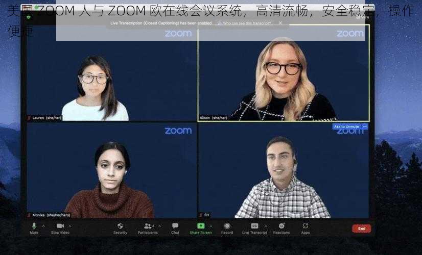 美国 ZOOM 人与 ZOOM 欧在线会议系统，高清流畅，安全稳定，操作便捷