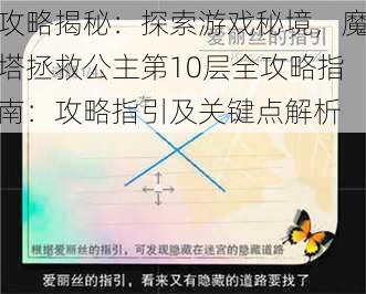 攻略揭秘：探索游戏秘境，魔塔拯救公主第10层全攻略指南：攻略指引及关键点解析