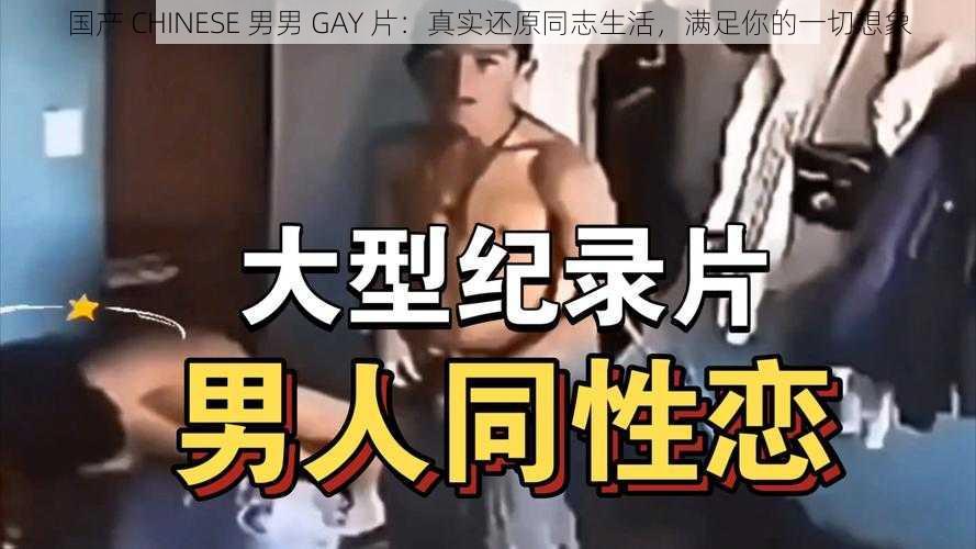 国产 CHINESE 男男 GAY 片：真实还原同志生活，满足你的一切想象