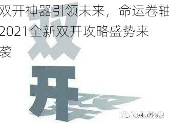 双开神器引领未来，命运卷轴2021全新双开攻略盛势来袭