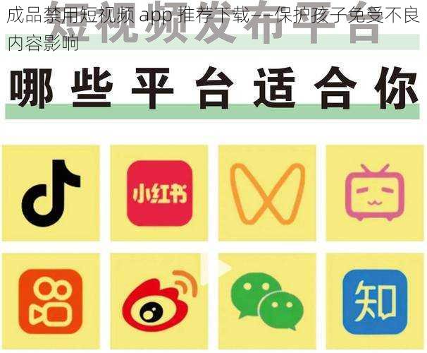 成品禁用短视频 app 推荐下载——保护孩子免受不良内容影响