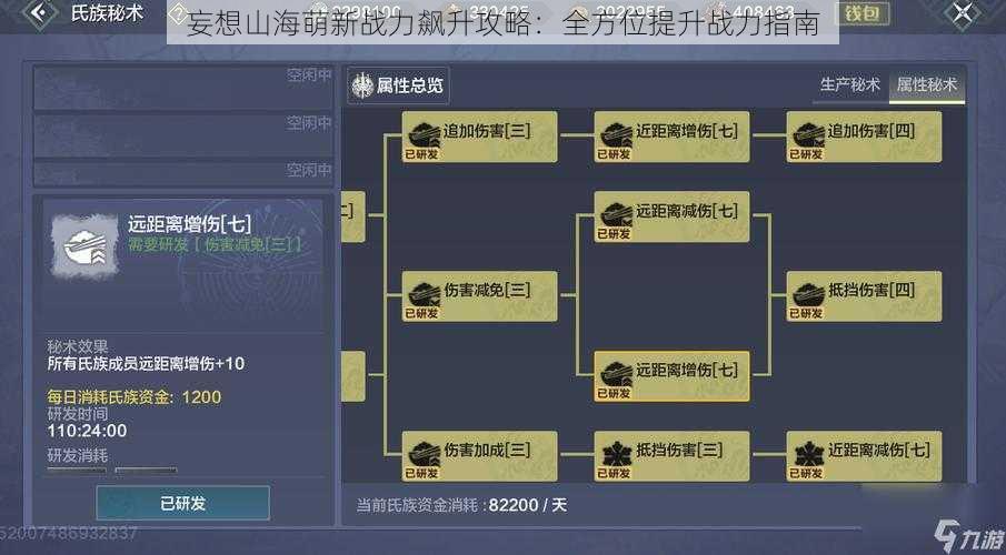 妄想山海萌新战力飙升攻略：全方位提升战力指南