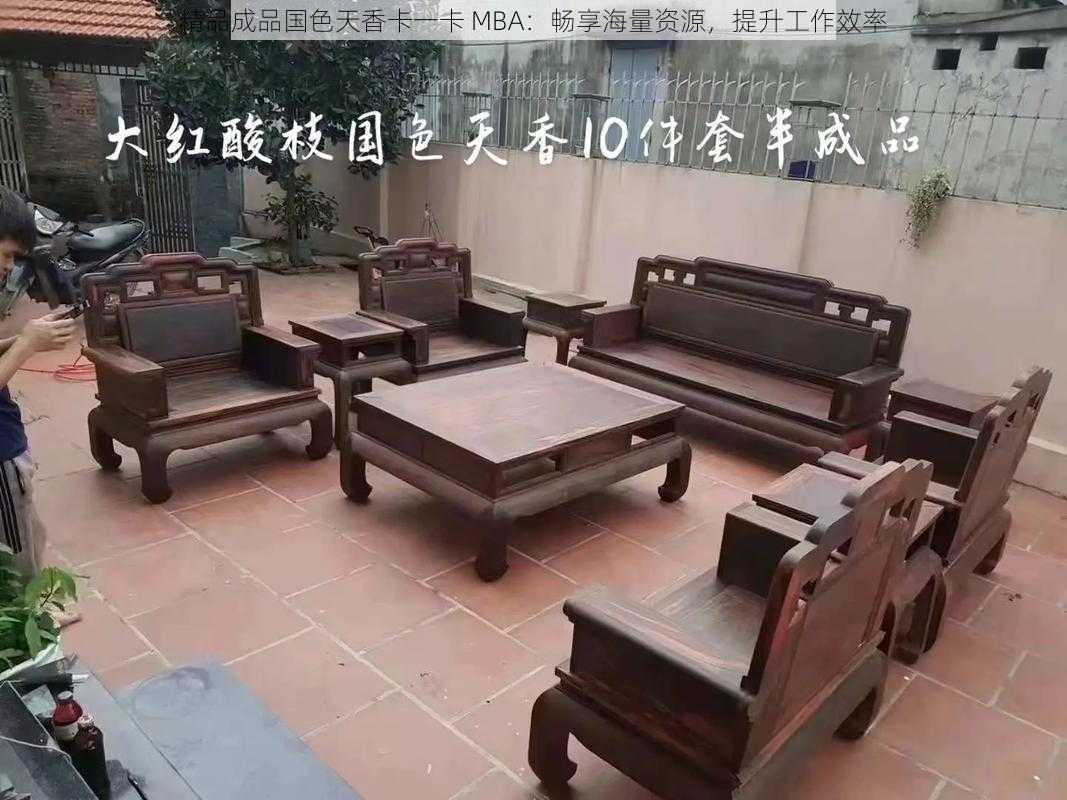 精品成品国色天香卡一卡 MBA：畅享海量资源，提升工作效率