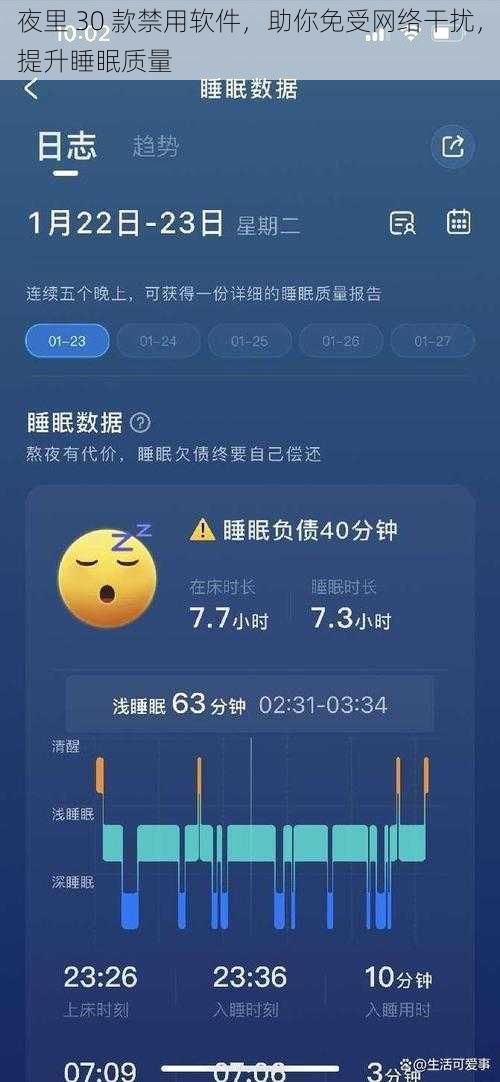 夜里 30 款禁用软件，助你免受网络干扰，提升睡眠质量