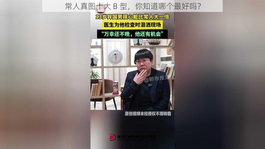 常人真图十大 B 型，你知道哪个最好吗？