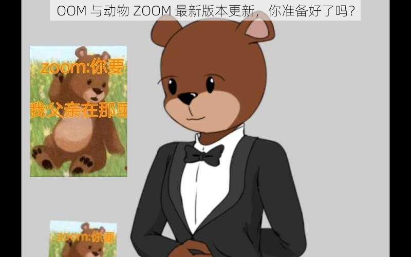 OOM 与动物 ZOOM 最新版本更新，你准备好了吗？