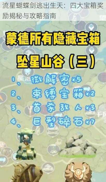 流星蝴蝶剑逃出生天：四大宝箱奖励揭秘与攻略指南